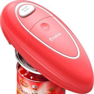 Electric One-Touch Automatic Can Opener, Battery Operated, Smooth Edge